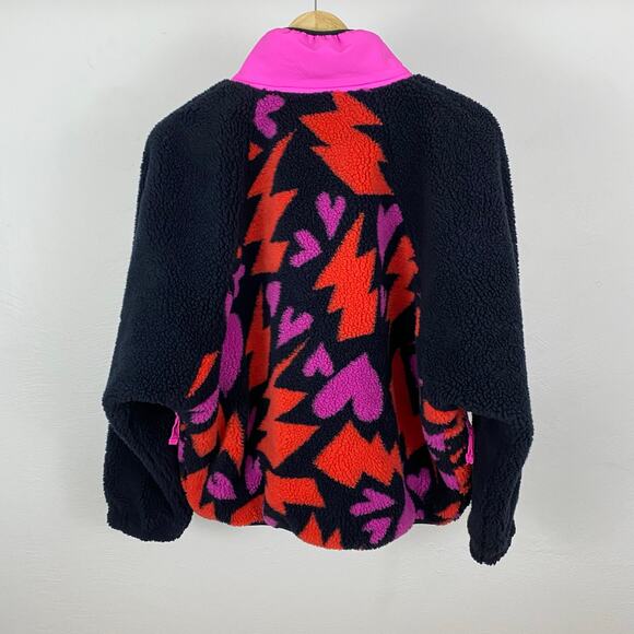 Free People Hit The Slopes Printed Pullover - Bolts of Love Adore Combo - M - Picture 4 of 9